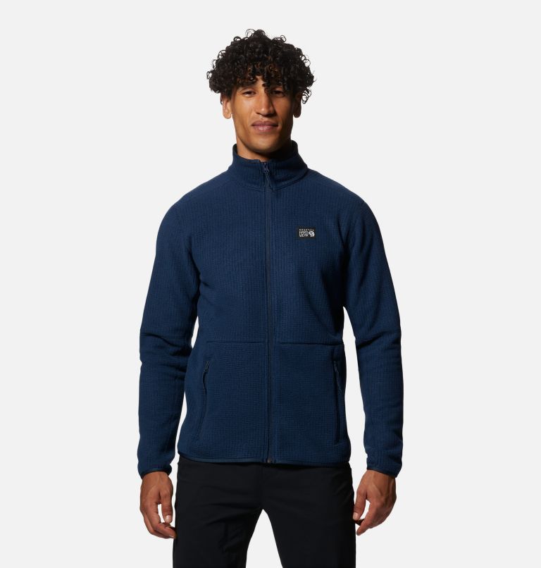 Men's Explore Fleece Jacket, Color: Hardwear Navy, image 1