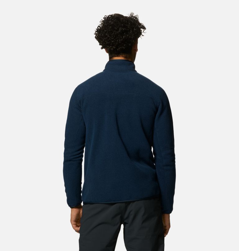Chandail à demi-fermeture éclair Explore Fleece Homme, Color: Hardwear Navy, image 2
