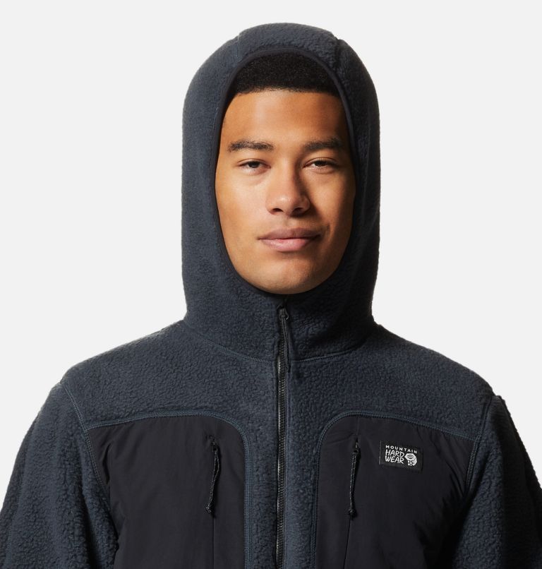 Men's HiCamp Fleece Hoody, Color: Dark Storm, image 4