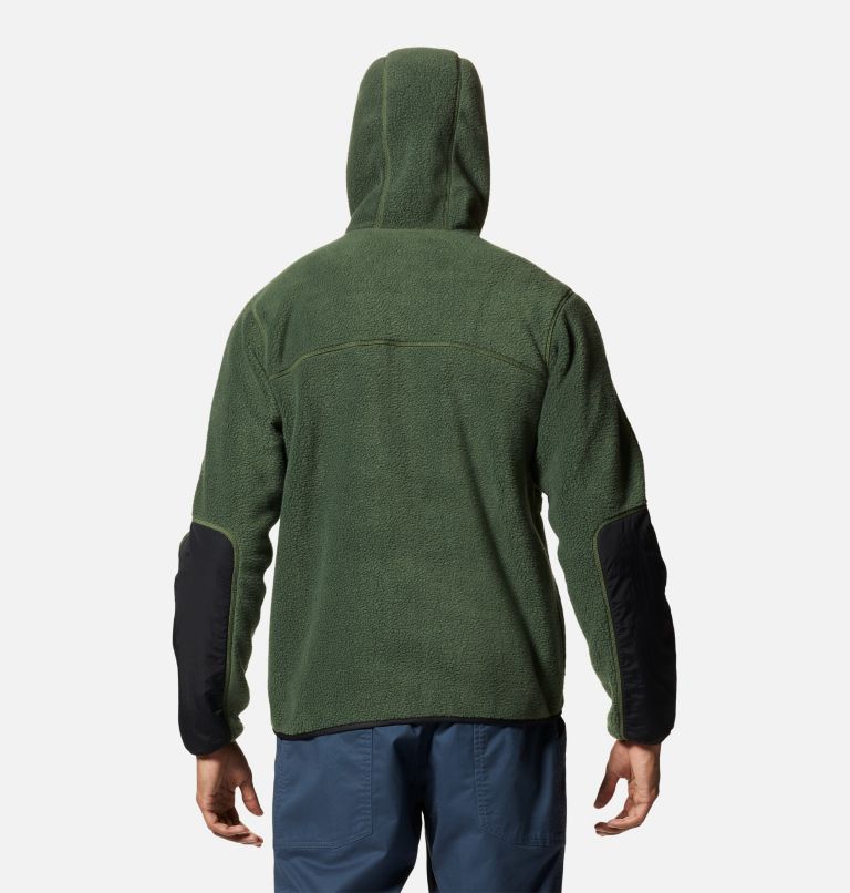 Men's HiCamp Fleece Full Zip Hoody, Color: Surplus Green, image 2