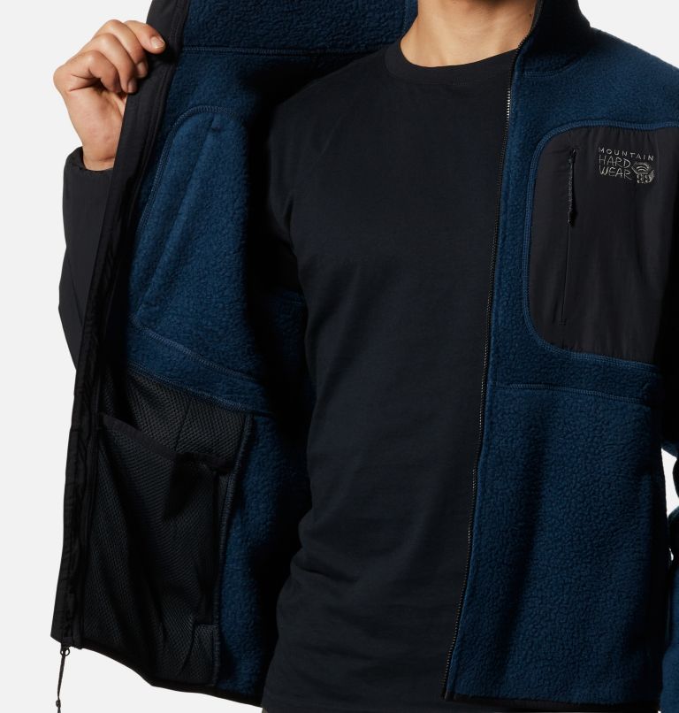 Men's HiCamp Fleece Full Zip Hoody, Color: Hardwear Navy, image 5