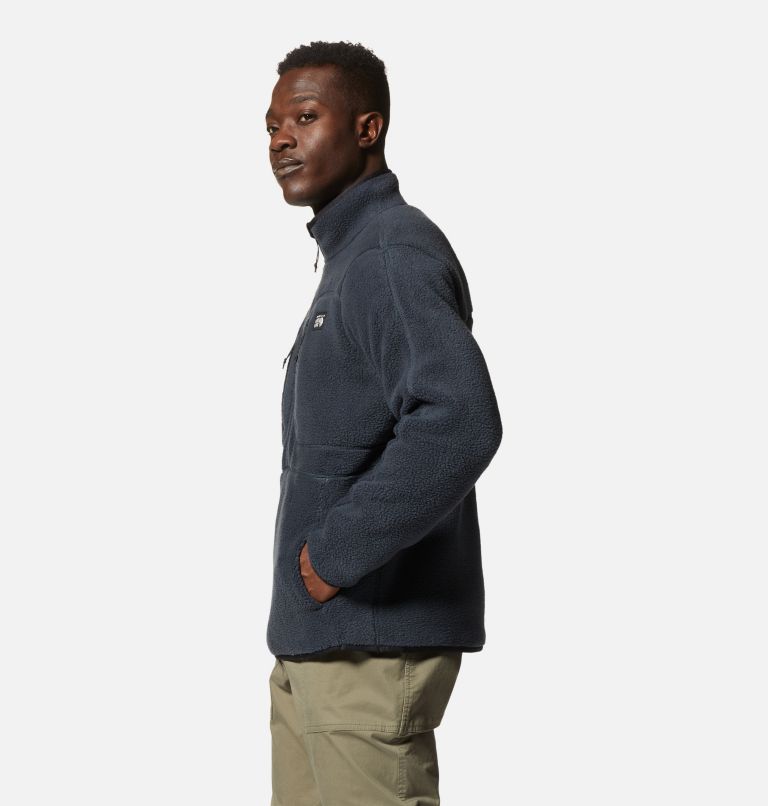 Men's HiCamp Fleece Pullover, Color: Dark Storm, image 3