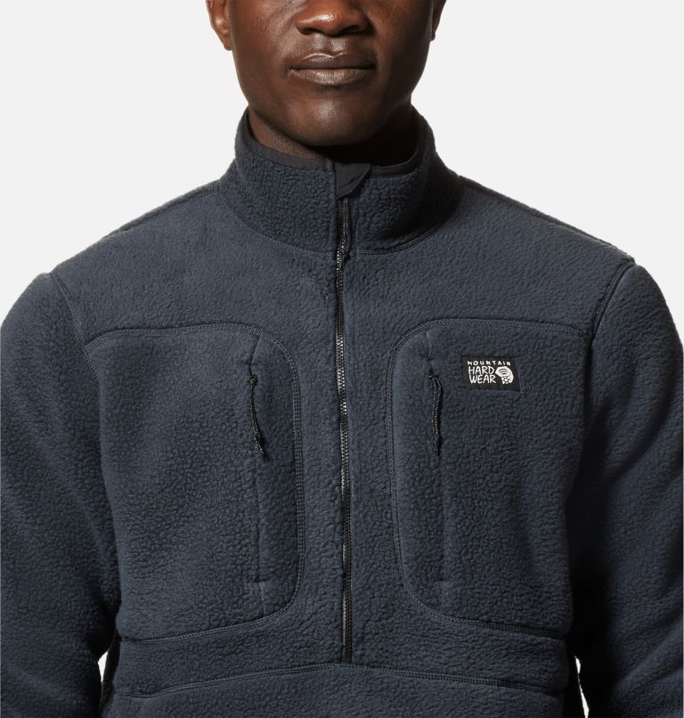 Men's HiCamp Fleece Pullover, Color: Dark Storm, image 4