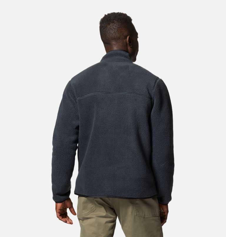 Men's HiCamp Fleece Pullover, Color: Dark Storm, image 2