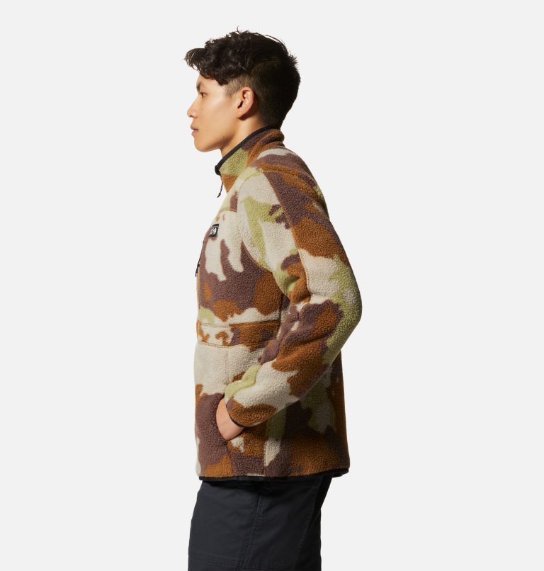 Mountain Hardwear HiCamp Fleece Pullover - Men's Corozo Nut Pines Camo, XXL