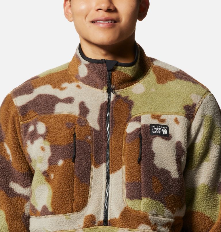 Mountain Hardwear HiCamp Fleece Pullover - Men's Corozo Nut Pines Camo, XXL