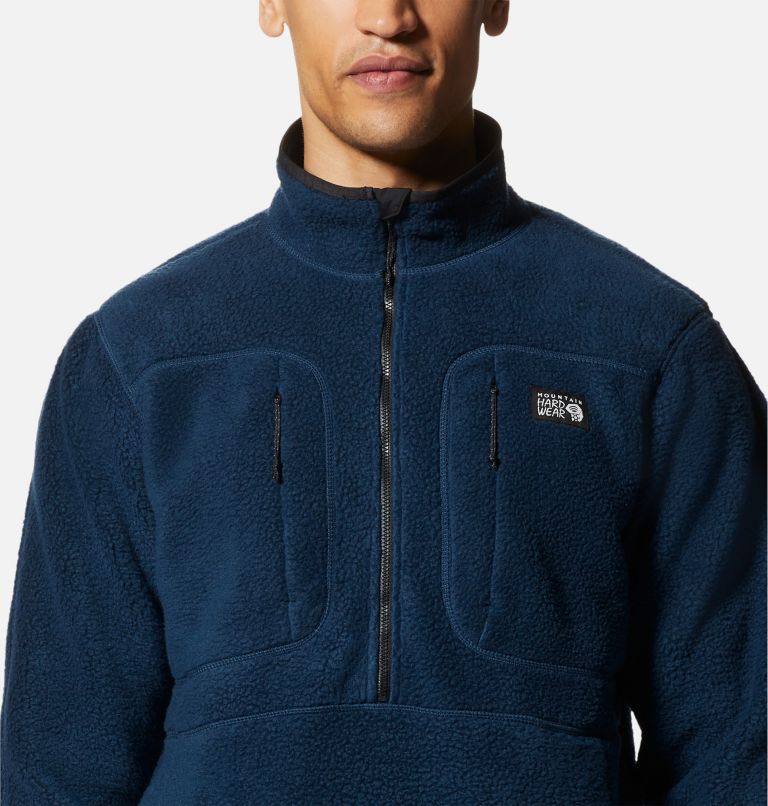 Thumbnail: Men's HiCamp Fleece Pullover, Color: Hardwear Navy, image 4