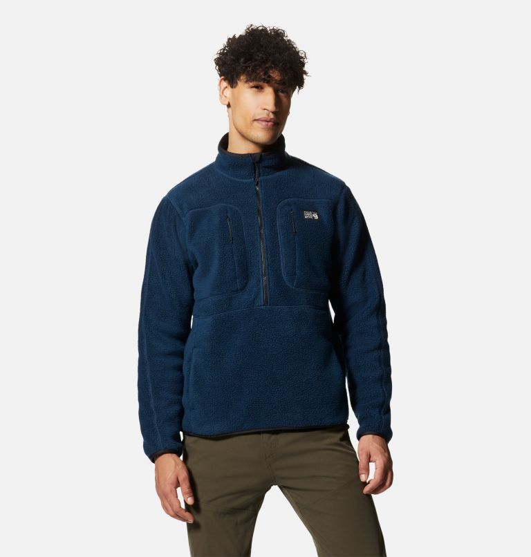 Men's HiCamp Fleece Pullover, Color: Hardwear Navy, image 5