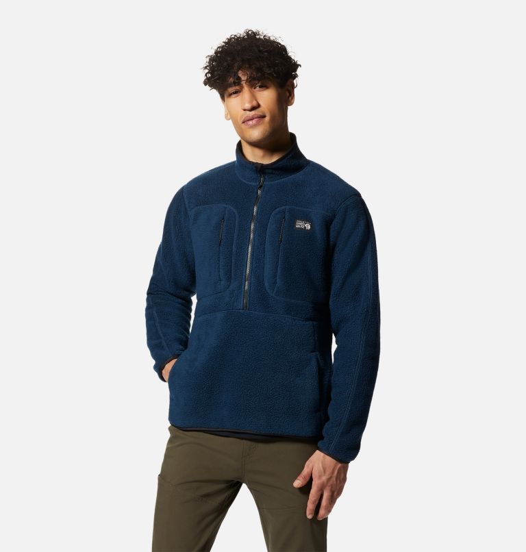 Navy north outlet face fleece