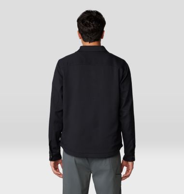 Men's Outpost Long Sleeve Lined Shirt, Color: Black, image 7