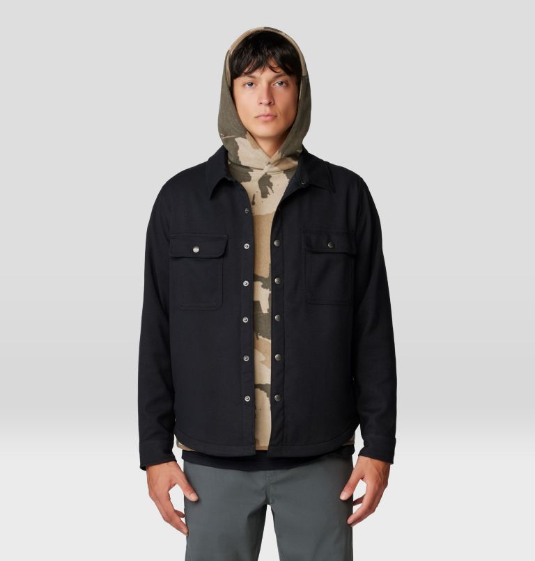 Men's Outpost Long Sleeve Lined Shirt, Color: Black, image 5