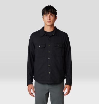 Men's Outpost Long Sleeve Lined Shirt, Color: Black, image 5