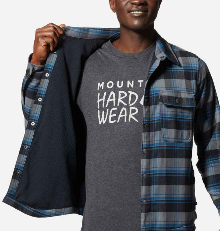 Chemise doublée à manches longues Outpost Homme, Color: Foil Grey Hot Spring Plaid, image 5