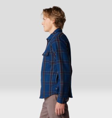 Men's Outpost Long Sleeve Lined Shirt, Color: Outer Dark Highball Plaid, image 11