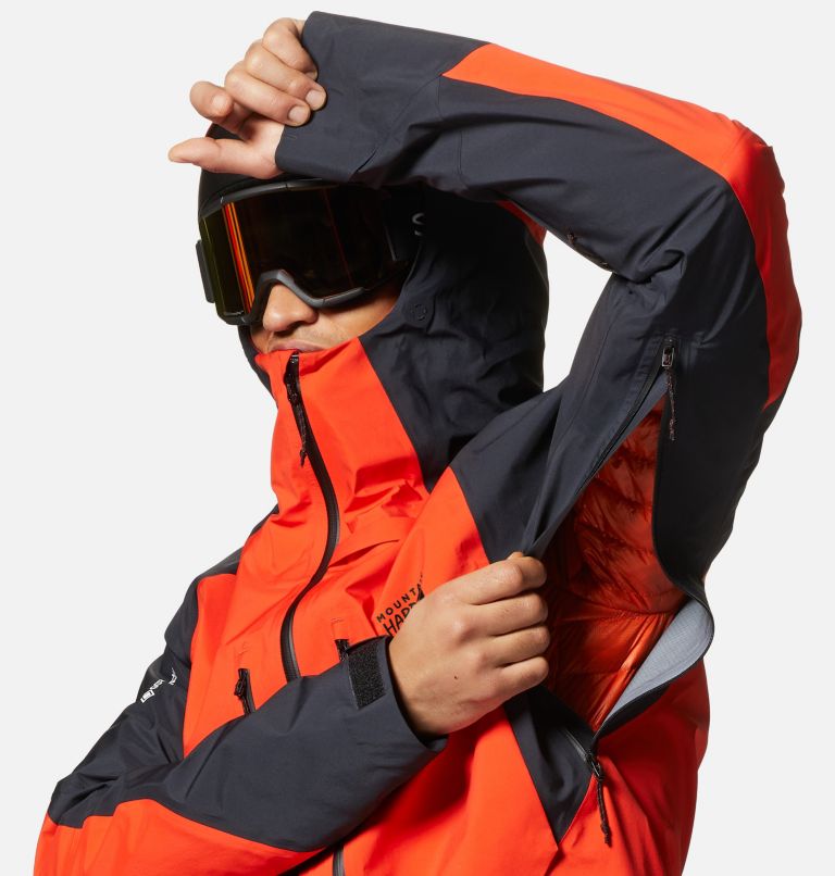Thumbnail: Men's Viv GORE-TEX PRO Jacket, Color: State Orange, image 7