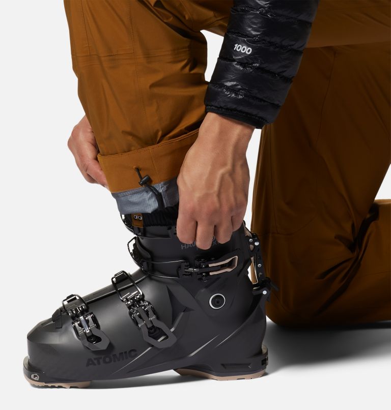 Men's Viv GORE-TEX PRO Bib, Color: Golden Brown, image 8