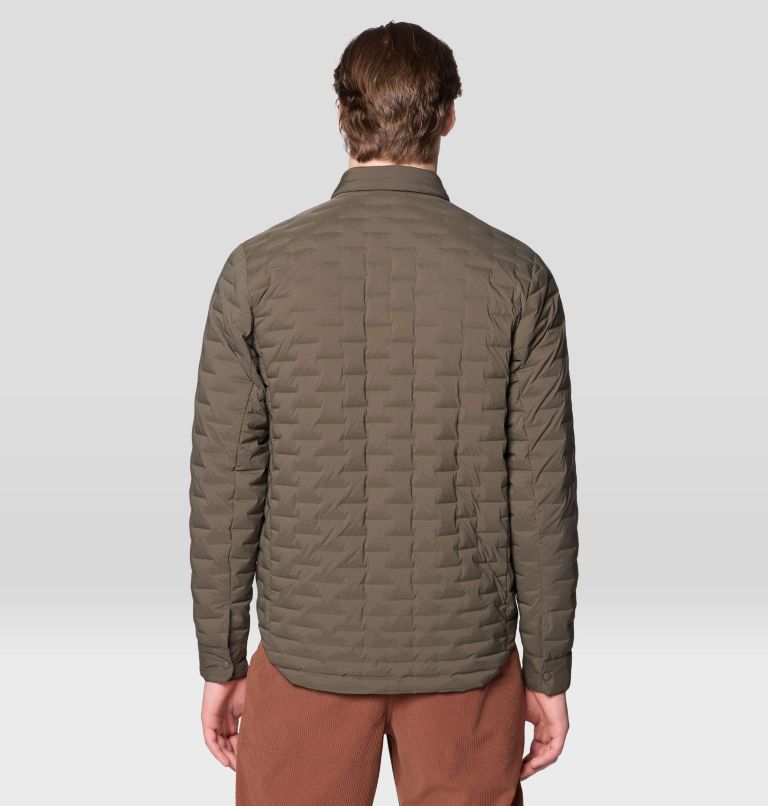 Men's Stretchdown Light Shacket, Color: Ridgeline, image 2
