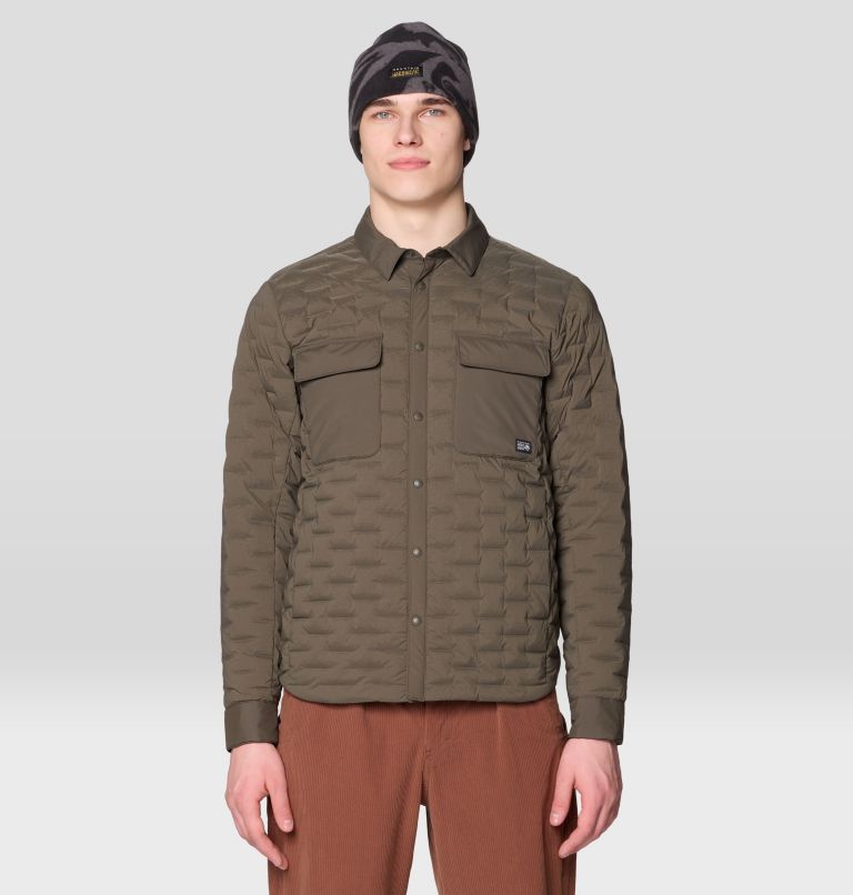 Men's Stretchdown Light Shacket, Color: Ridgeline, image 1