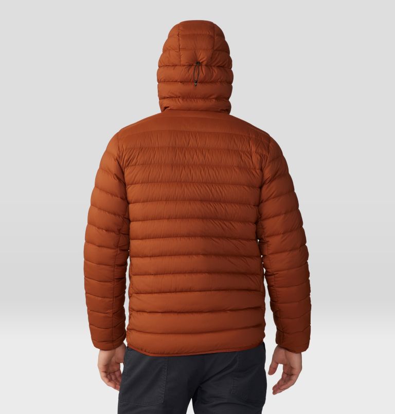 Manteau matelassé à capuchon avec fermeture éclair Deloro Homme, Color: Iron Oxide, image 2