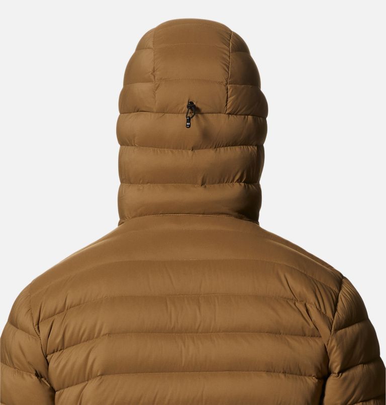 Manteau matelassé à capuchon avec fermeture éclair Deloro Homme, Color: Corozo Nut, image 6