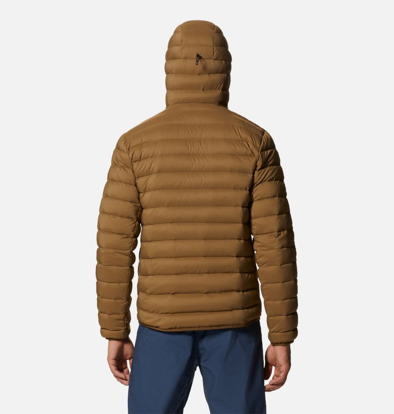 Manteau matelassé à capuchon avec fermeture éclair Deloro Homme, Color: Corozo Nut, image 2