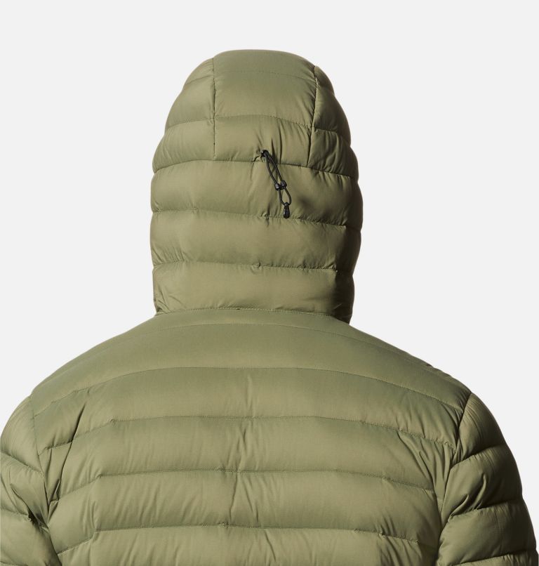 Men's Deloro Down Full Zip Hoody, Color: Surplus Green, image 6