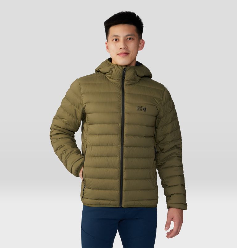Manteau matelassé à capuchon avec fermeture éclair Deloro Homme, Color: Combat Green, image 7
