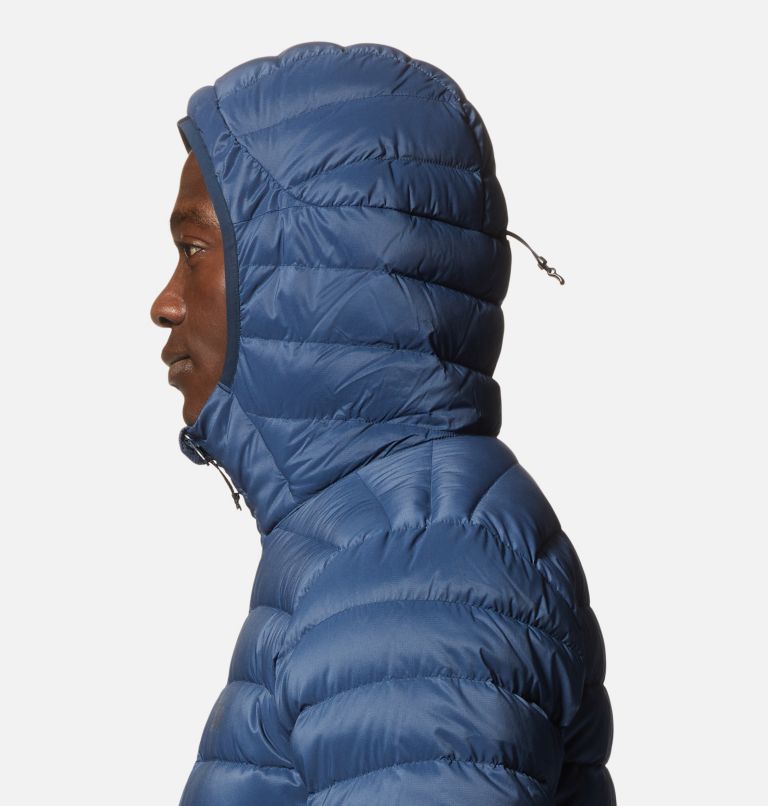Manteau matelassé à capuchon avec fermeture éclair Deloro Homme, Color: Hardwear Navy, image 5