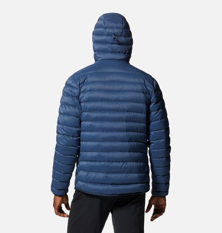 Manteau matelassé à capuchon avec fermeture éclair Deloro Homme, Color: Hardwear Navy, image 2