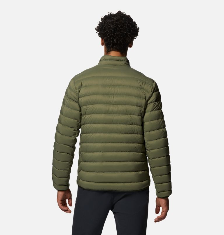 Men's Deloro Down Jacket, Color: Surplus Green, image 2