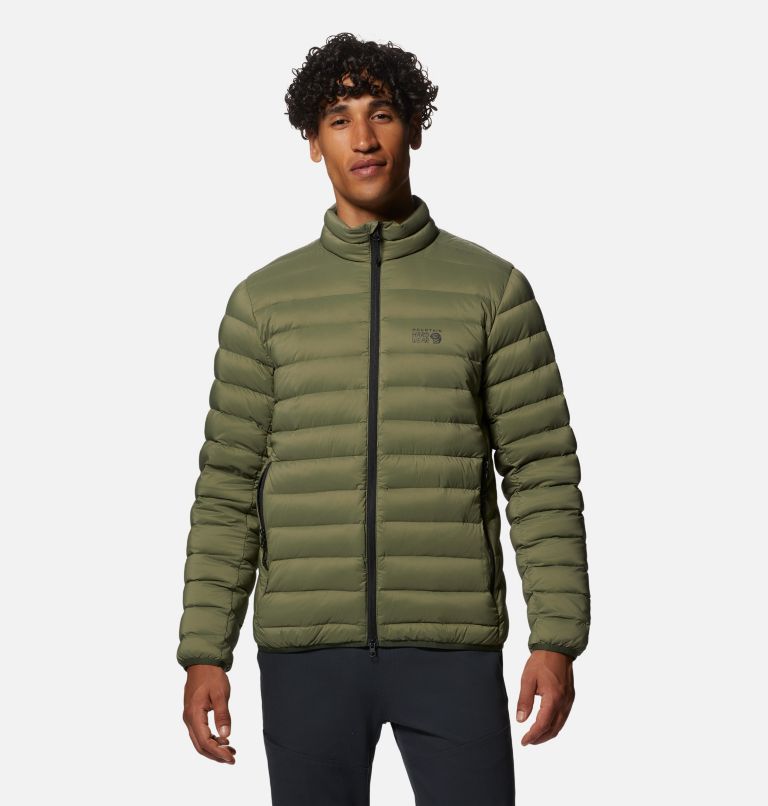 Green packable down on sale jacket