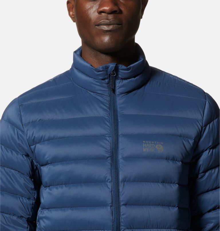 Navy down shop jacket mens