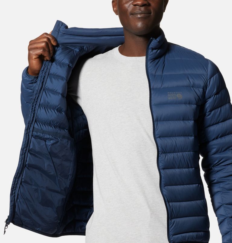 Thumbnail: Men's Deloro Down Jacket, Color: Hardwear Navy, image 5