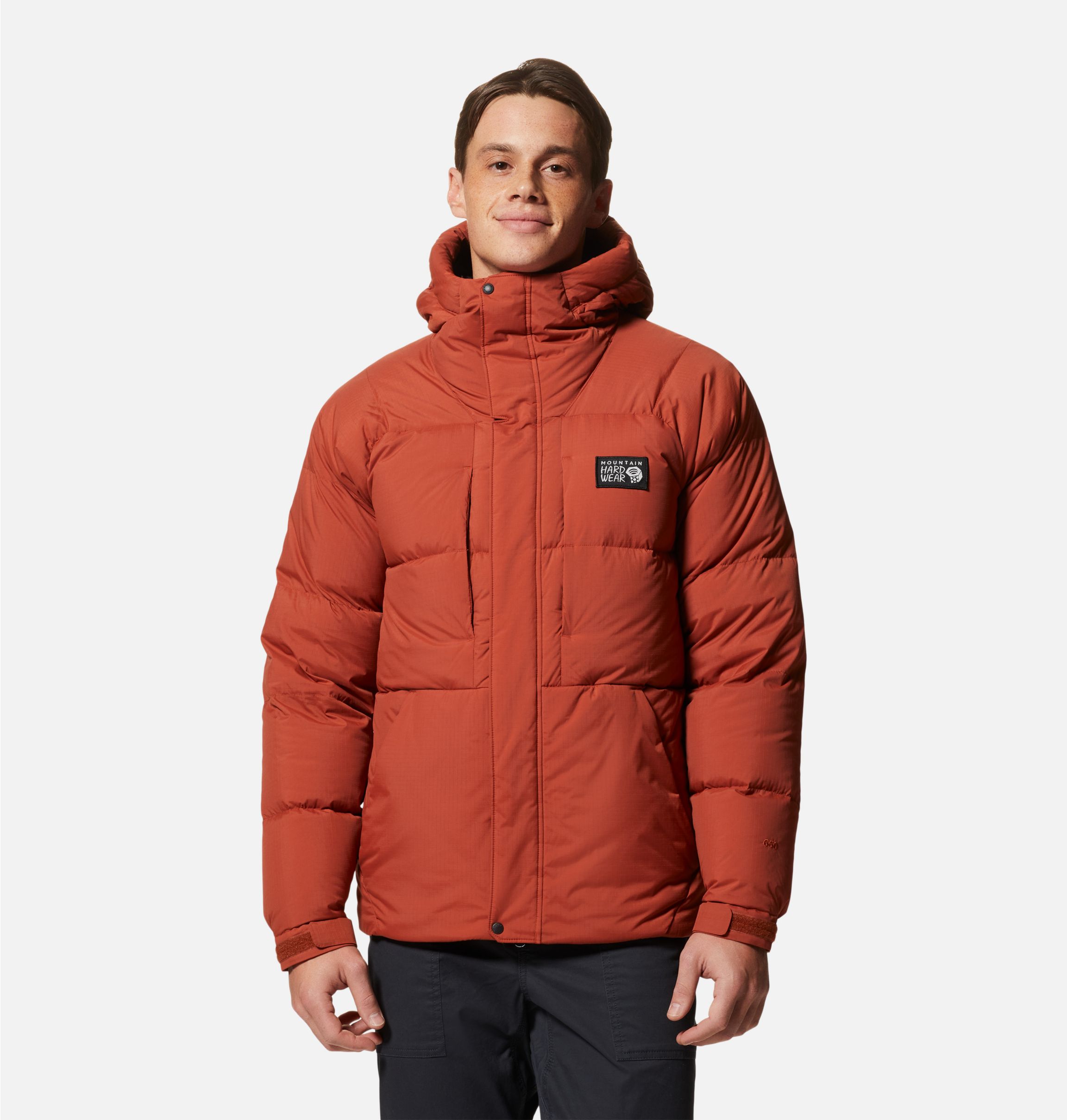 Mountain hardwear long store down jacket