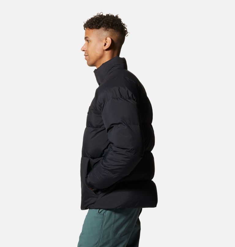 Mens black best sale down jacket