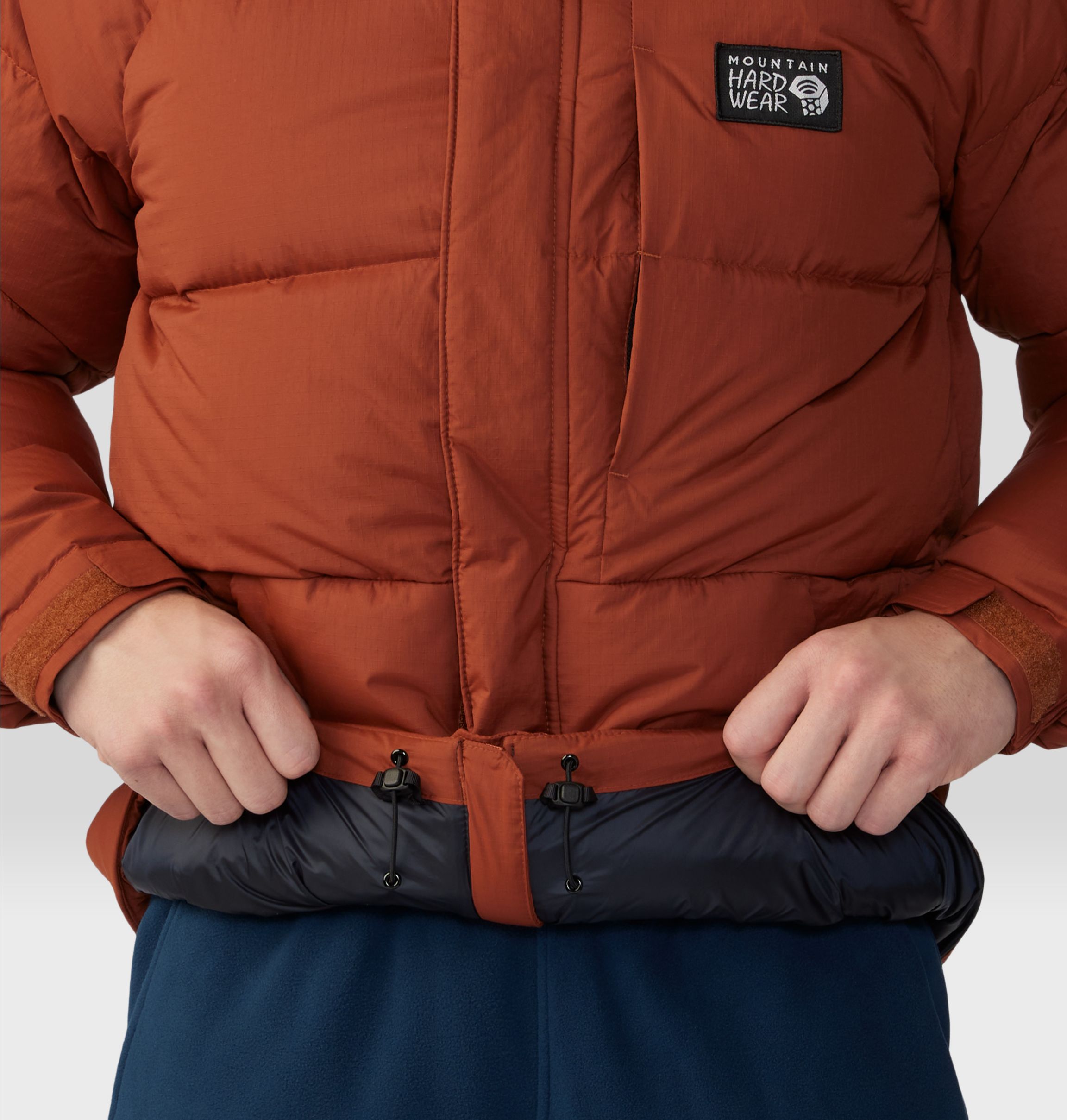 High quality Mountain Hardwear Puffer Red Orange Down Filled Jacket