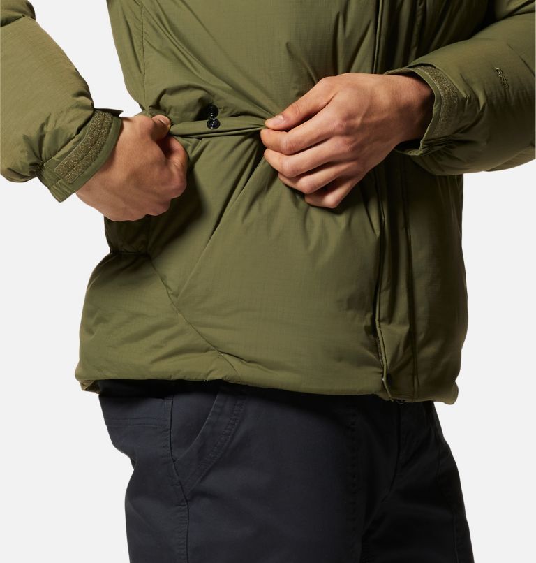Thumbnail: Men's Nevadan Down Jacket, Color: Combat Green, image 6
