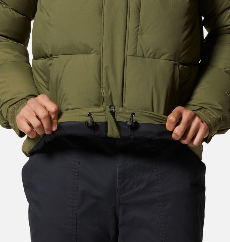 Thumbnail: Men's Nevadan Down Jacket, Color: Combat Green, image 7