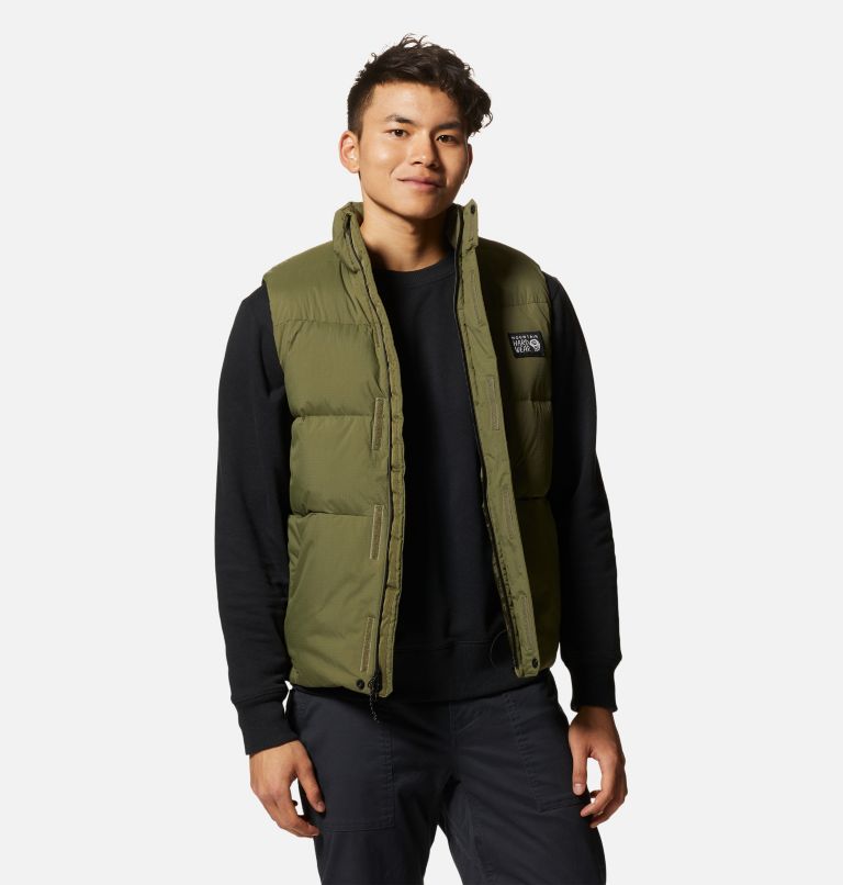 Mountain Hardwear Nevadan Down Vest - Men's Combat Green, XL