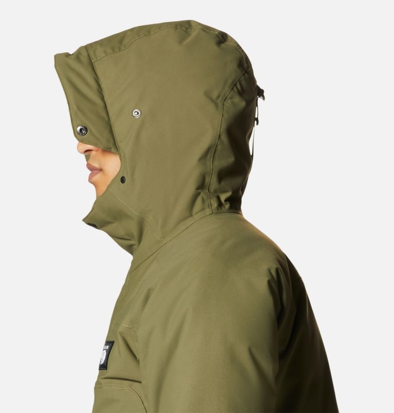 Thumbnail: Parka Weather Down Homme, Color: Combat Green, image 6
