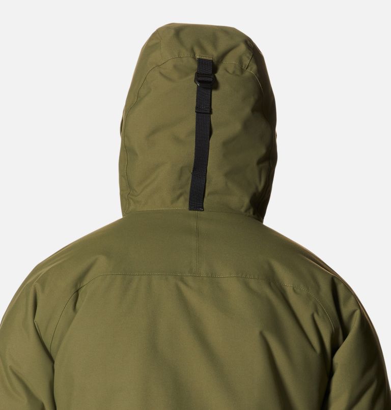 Parka Weather Down Homme, Color: Combat Green, image 7