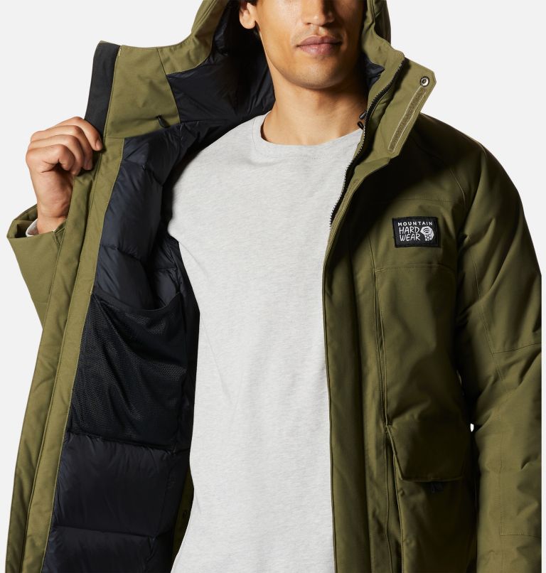 Thumbnail: Parka Weather Down Homme, Color: Combat Green, image 8