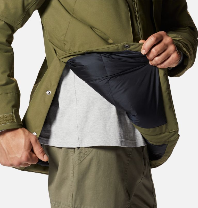 Thumbnail: Parka Weather Down Homme, Color: Combat Green, image 9