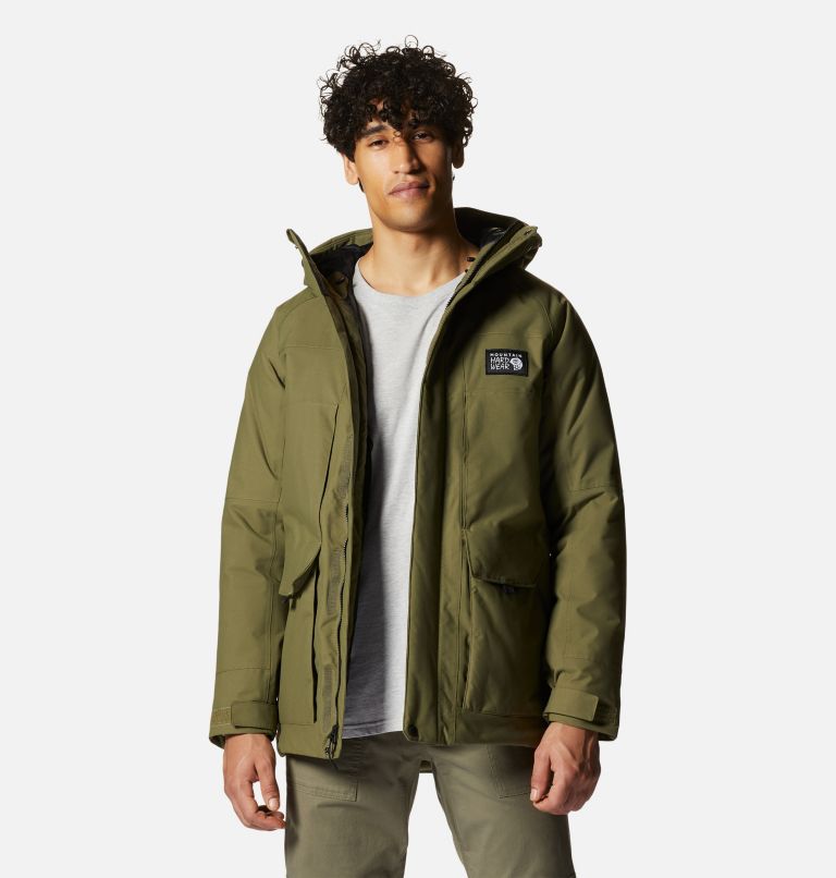Parka Weather Down Homme, Color: Combat Green, image 10