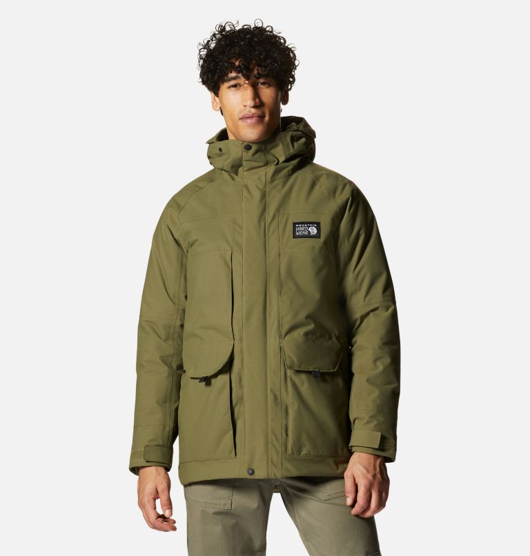 Parka Weather Down Homme, Color: Combat Green, image 1