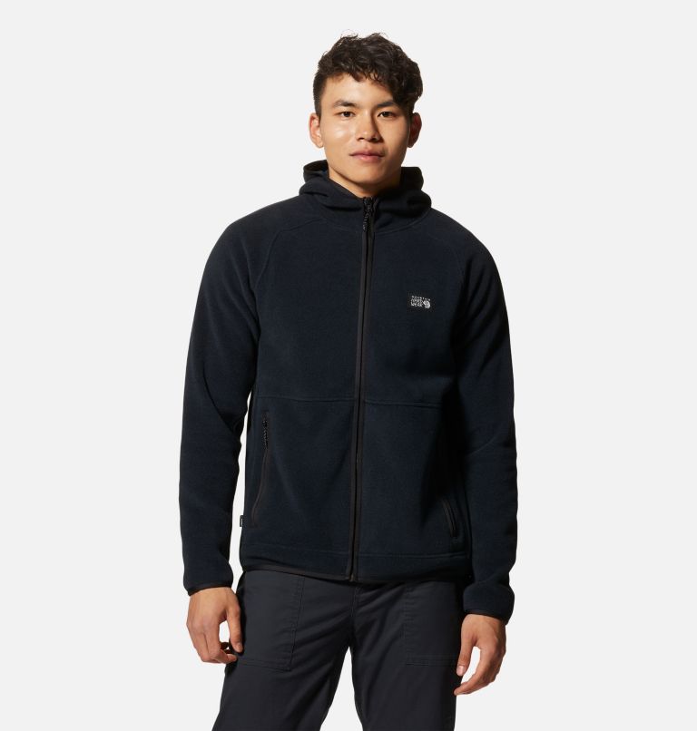 Polartec® Double Brushed Full Zip Hoody | 010 | L, Color: Black, image 1