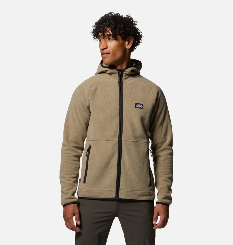Men's Polartec® Double Brushed Full Zip Hoody, Color: Trail Dust Heather, image 1