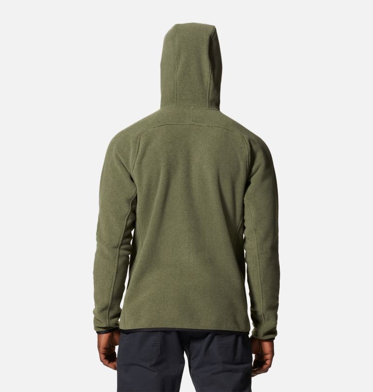 Thumbnail: Polartec® Double Brushed Full Zip Hoody | 347 | L, Color: Surplus Green Heather, image 2