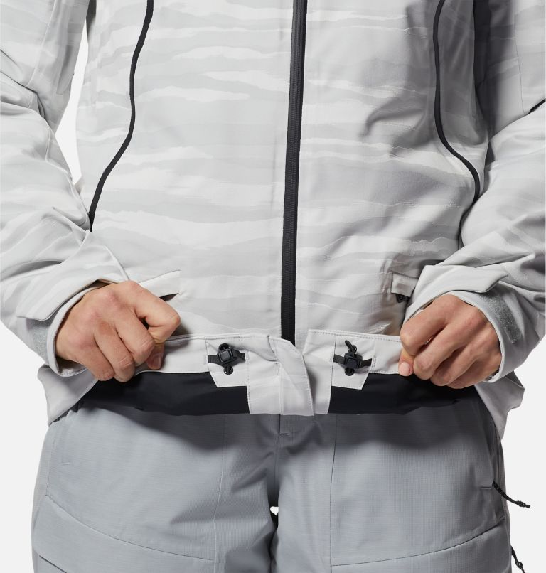 Manteau Powder Quest Femme, Color: Glacial Jacquard, image 9