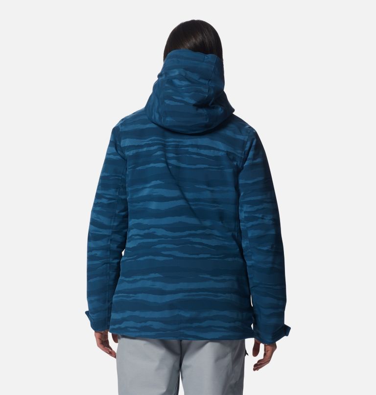Manteau Powder Quest Femme, Color: Dark Caspian, image 2
